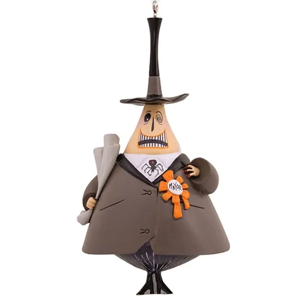 Hallmark Nightmare Before Christmas Mayor Christmas Tree Ornament 2022 2-Sided